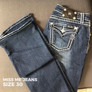 Miss me jeans size 30